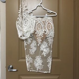 Skirt and top set