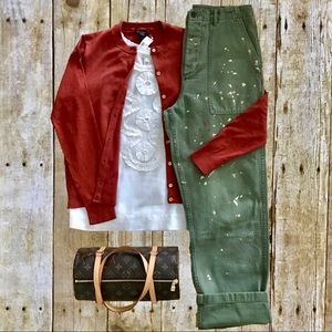 NWOT J. Crew Cargo Pants Size 6