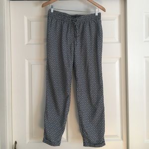 Jcrew lightweight printed ankle pants