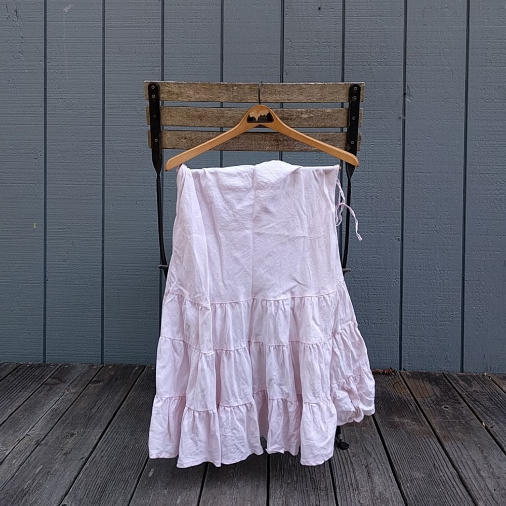 Fei Anthropologie linen skirt