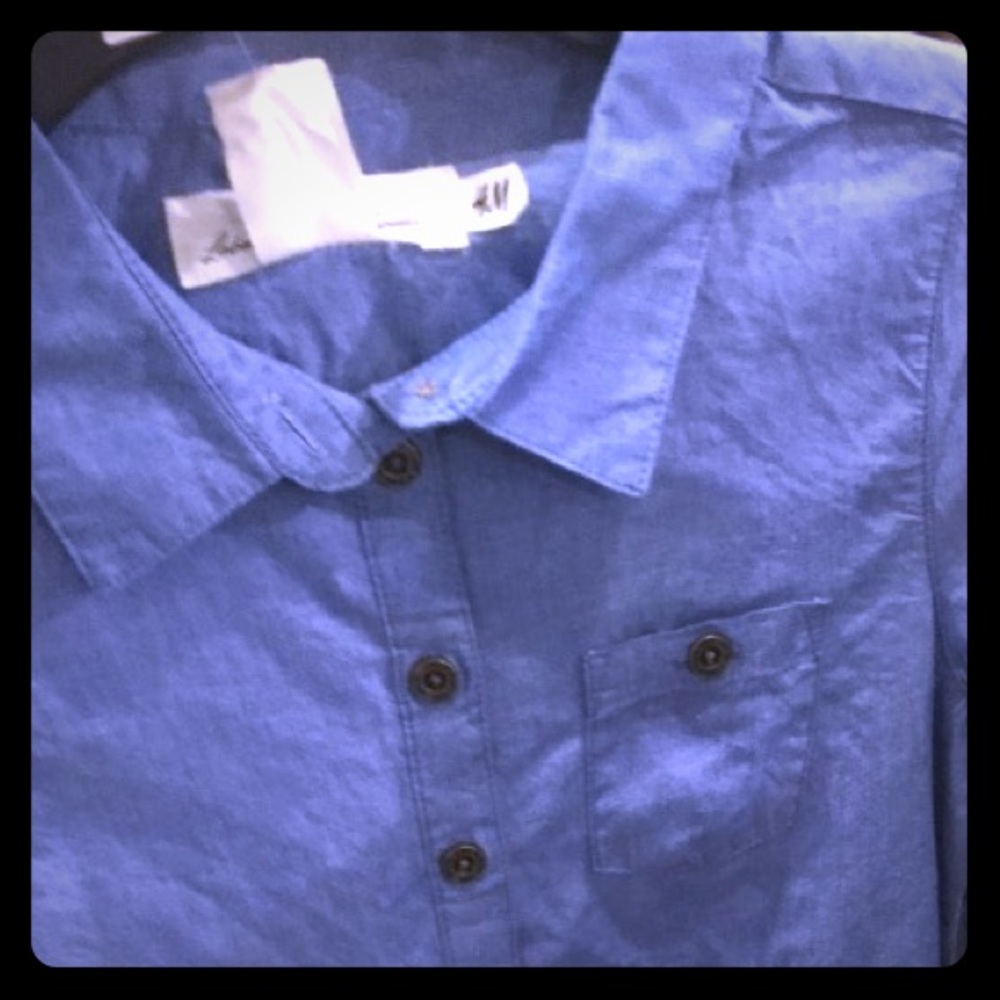 Blue jean h&m dress