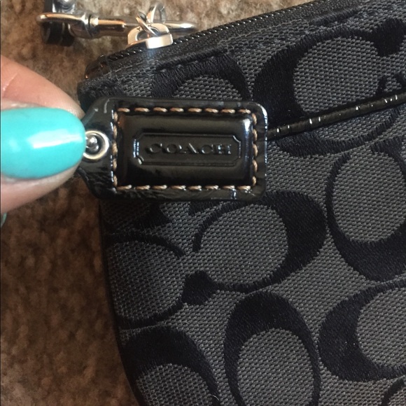 Black Coach wristlets - Picture 3 of 5