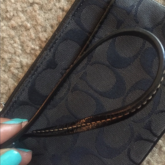 Black Coach wristlets - Picture 4 of 5