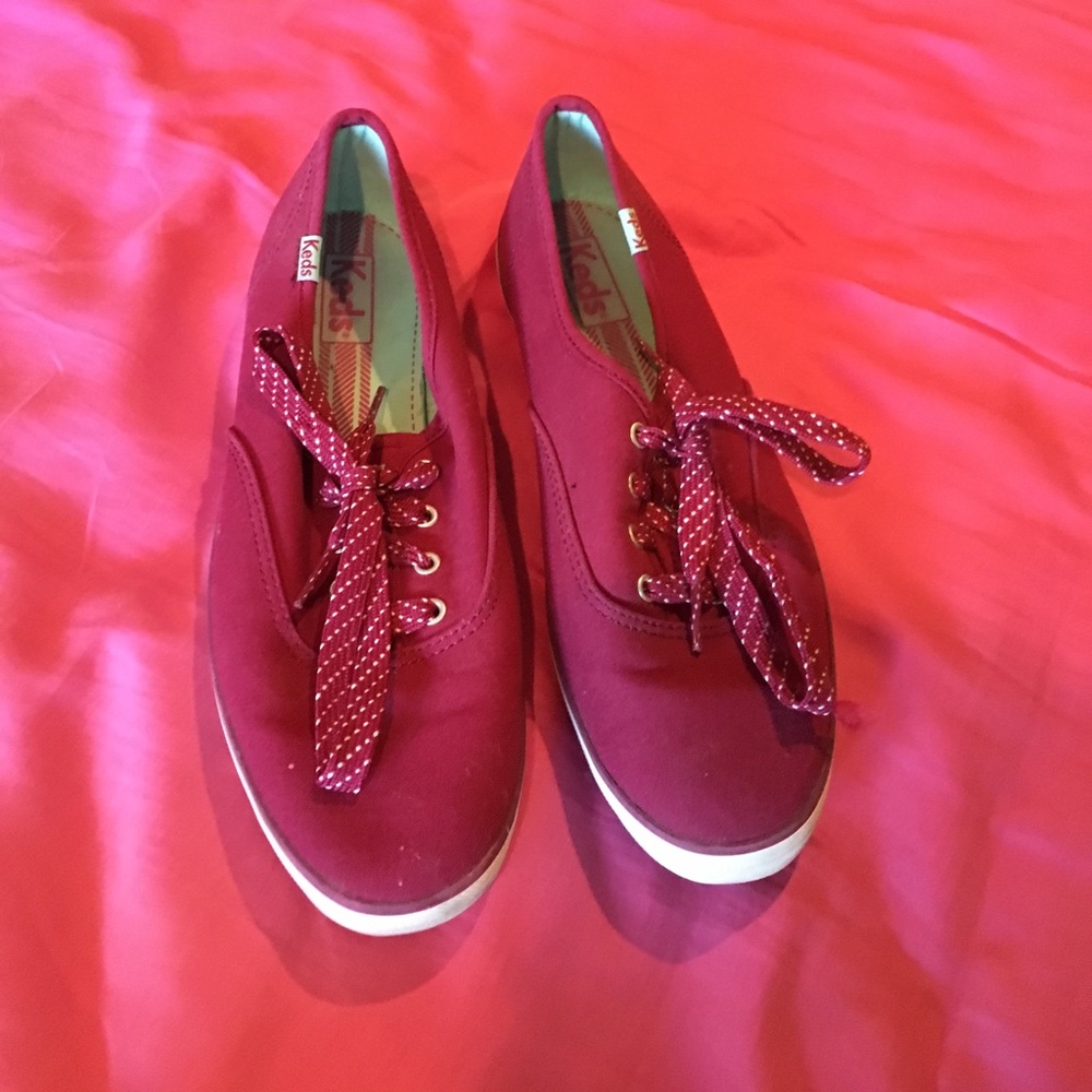 Burgundy Keds