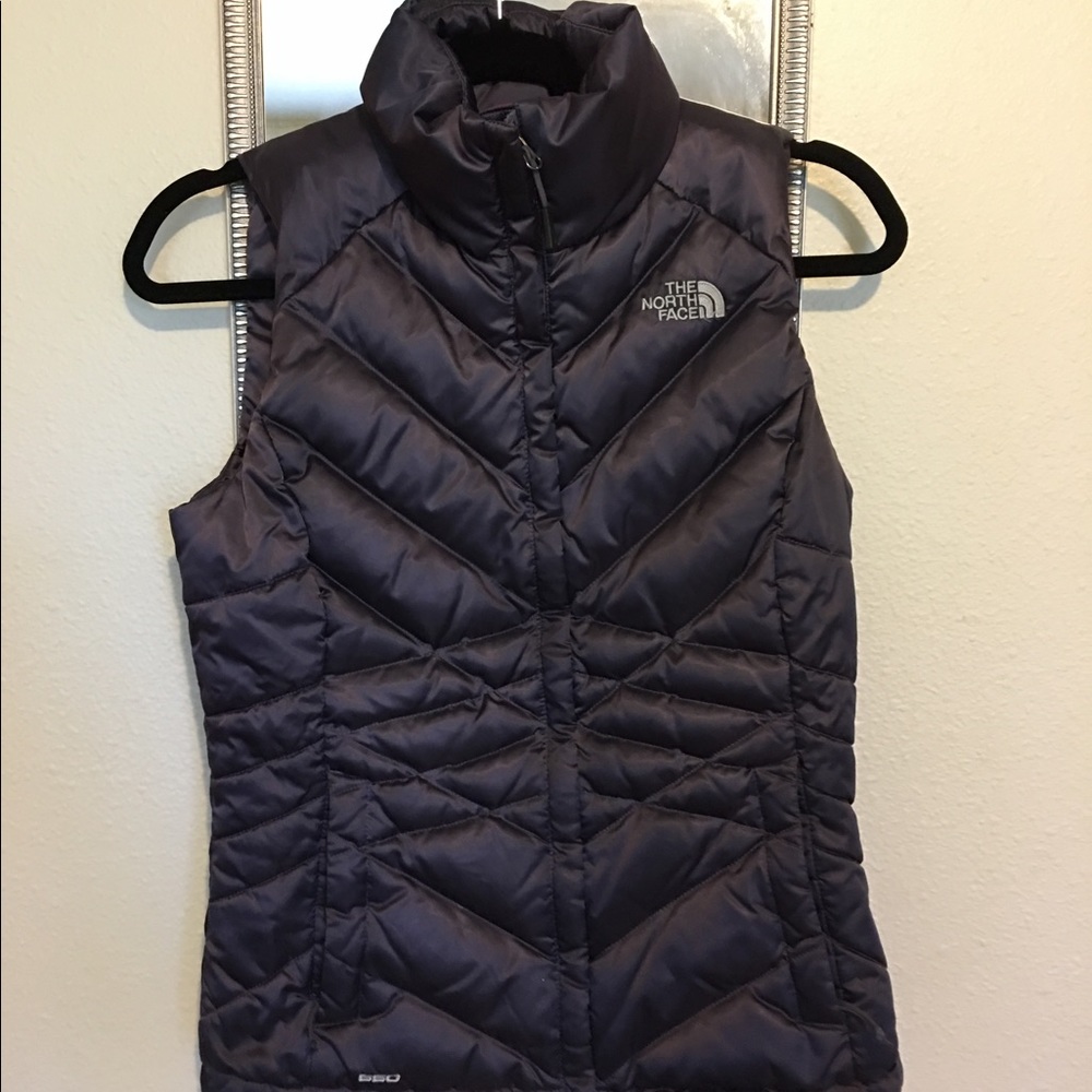 Deep purple women's north face vest
