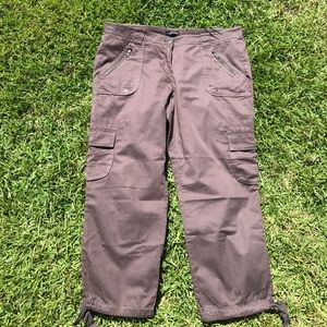 Dark taupe capris from New York & Company.  SZ 14