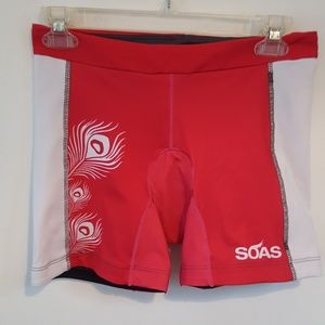 Soas pink triathlon shorts