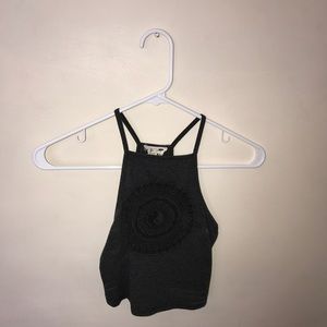 Tribal Patterned Crop Top