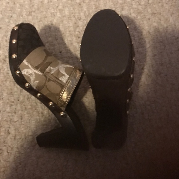 Genuine Coach Clogs size 7.5 brand new never worn - Picture 5 of 7