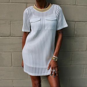 White English Factory Dress