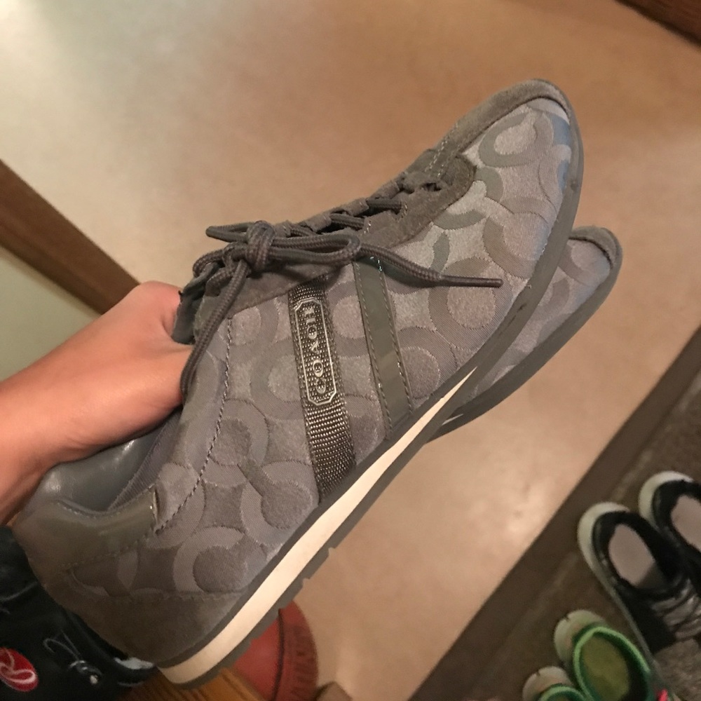 Never worn Coach tennis shoes
