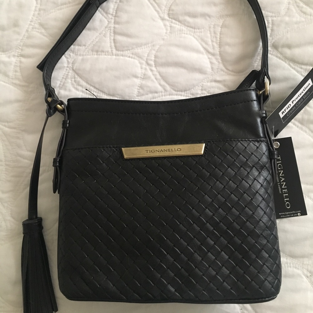 Tignanello Black Cross Body