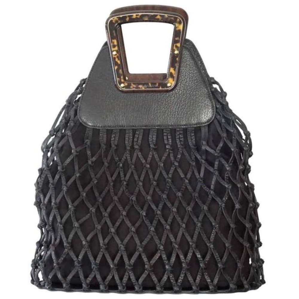 ⭐️SOLD⭐️ Dolce & Gabbana Black Woven Leather Tote