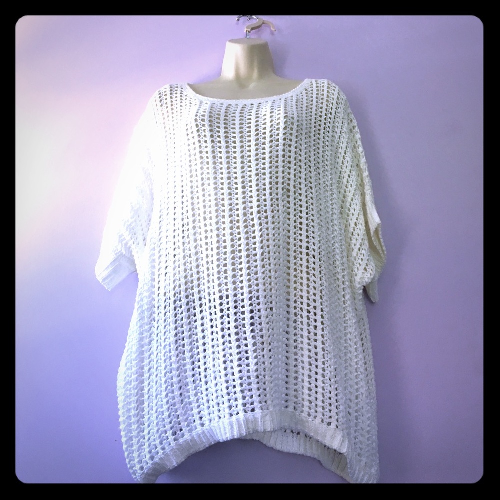 Multi use white shirt ( plus size ) Chico's