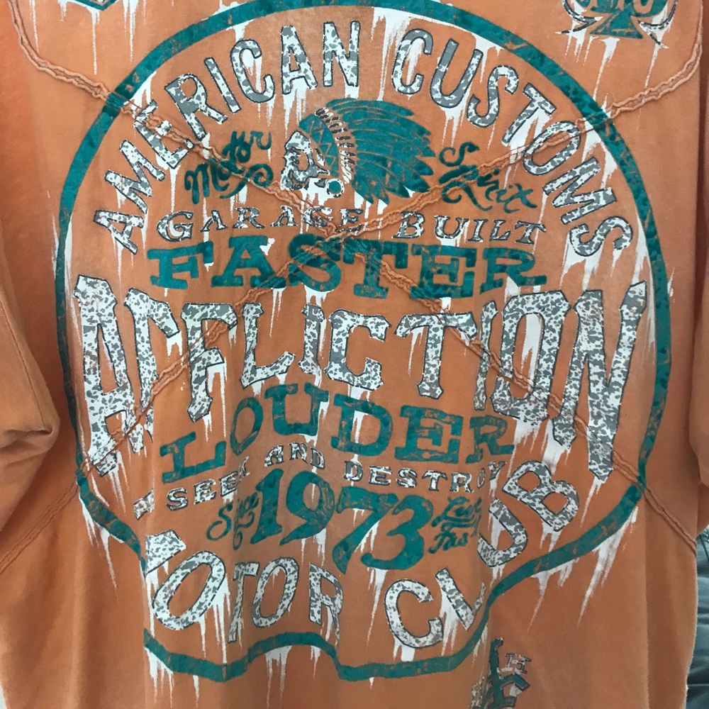 Men's affliction shirt