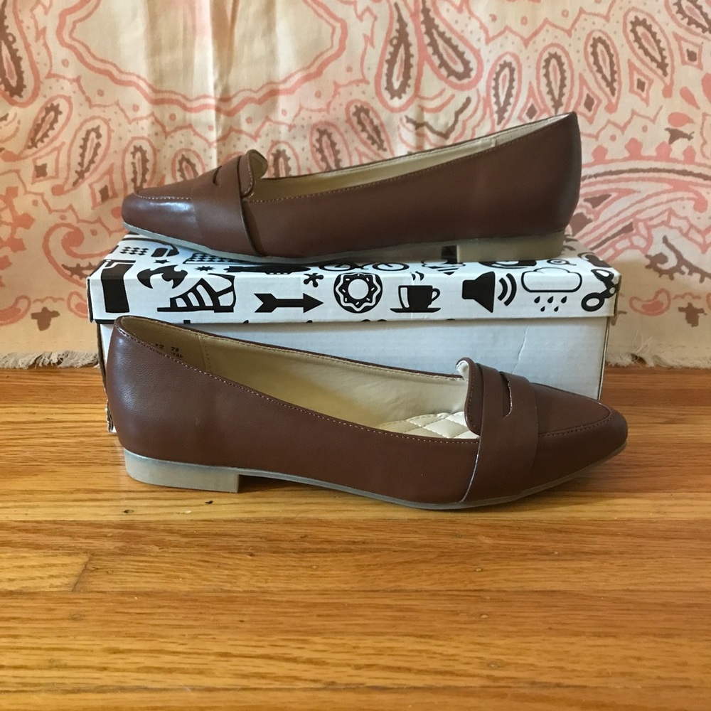 Dark Brown Pointed Toe Flats!!
