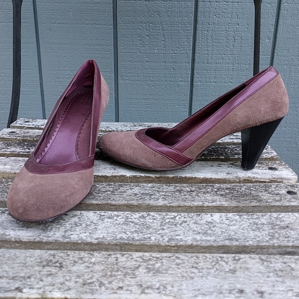 Gap heels purple suede