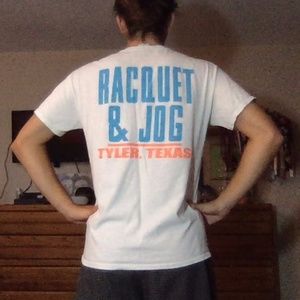 racquet and jog tee