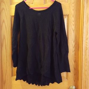 Black long sleeve sweater