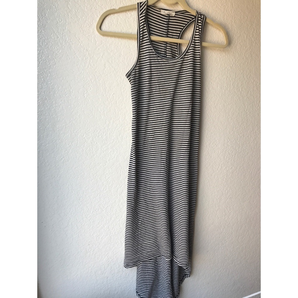 ❗️BUNDLE SALE 15% ‼️ -Striped High/Low Maxi Dress