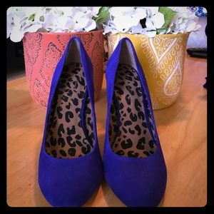 Cobalt Suede Steven Madden Heels!
