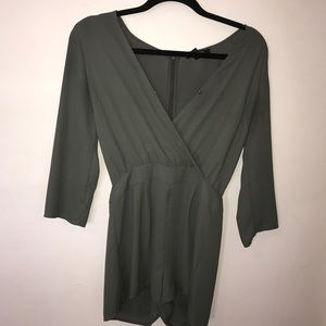 Olive Green Romper