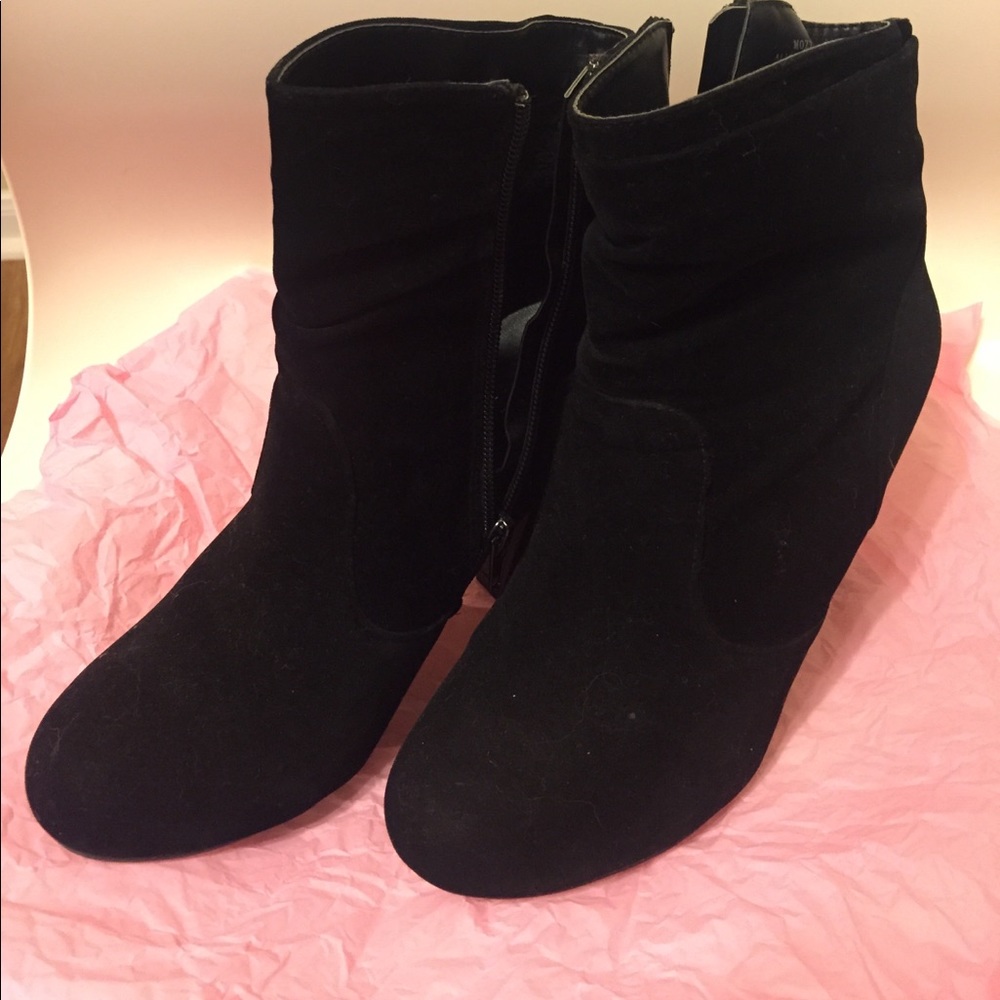 Suede Booties