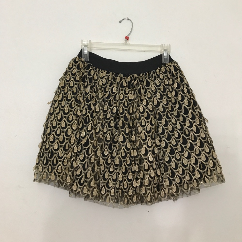 Gold festive skirt