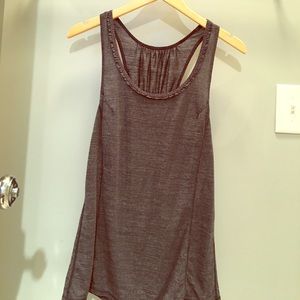 Size 6 lululemon gray tank