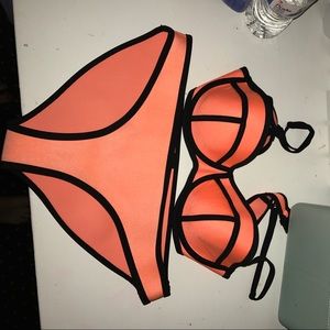 AUTHENTIC TRIANGL BRIGHT ORANGE BIKINI