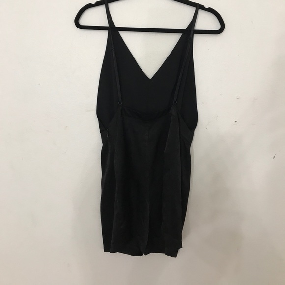 Black open back romper - Picture 2 of 3