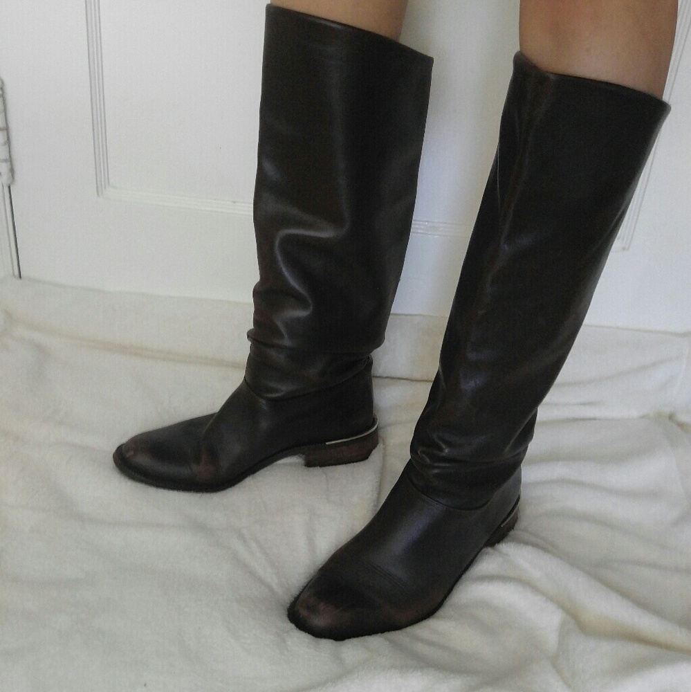 Angela Falconi Italian Leather Riding Boots