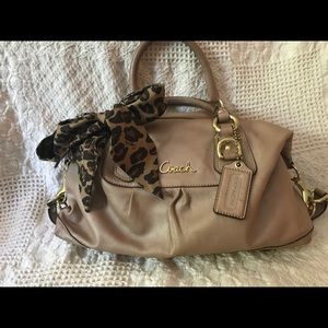 Genuine Coach Leather Ashley Satchel