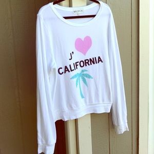 Wildfox Pullover J'❤️ California