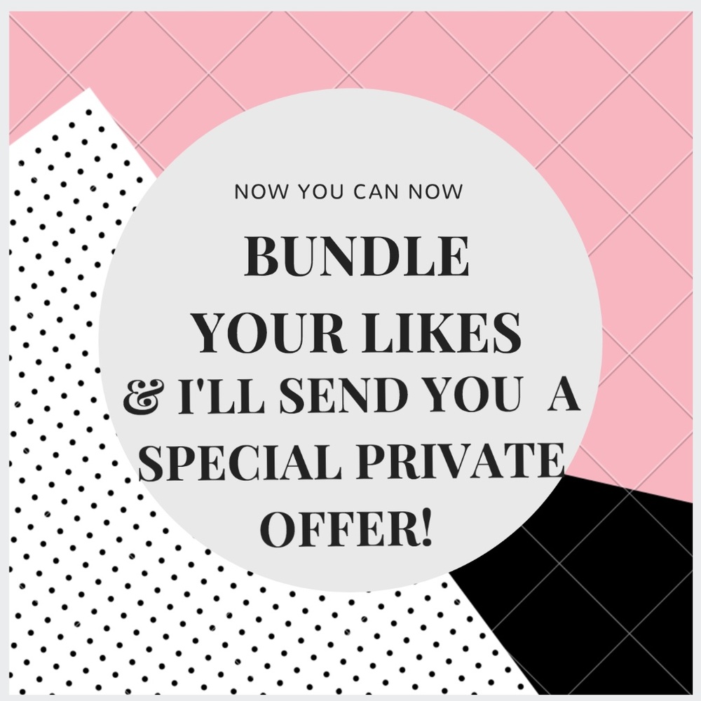 Bundle Your Likes Even if it's just ONE item!