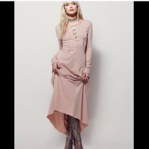 Free people lace up dress