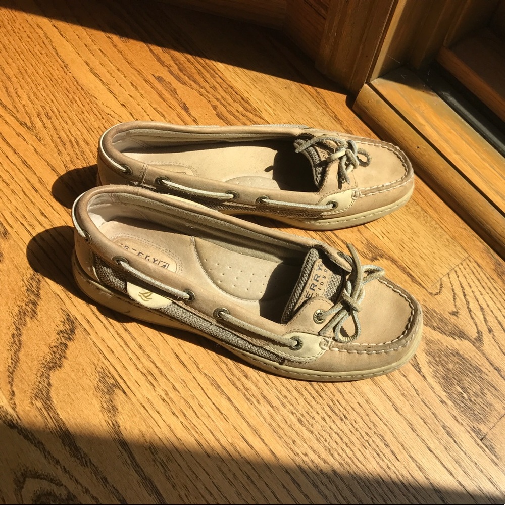Sperry Top Sider Leather Shoes! Barely worn!