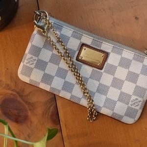 AUTHENTIC Louis vuitton azur clutch wristlet