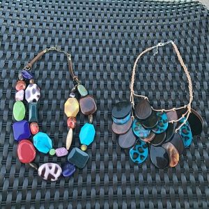 2 necklaces in like new condition