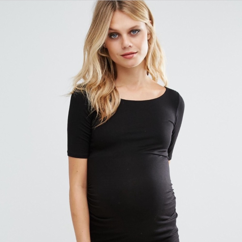 ASOS Maternity | Bardot Dress with Half Sleeve