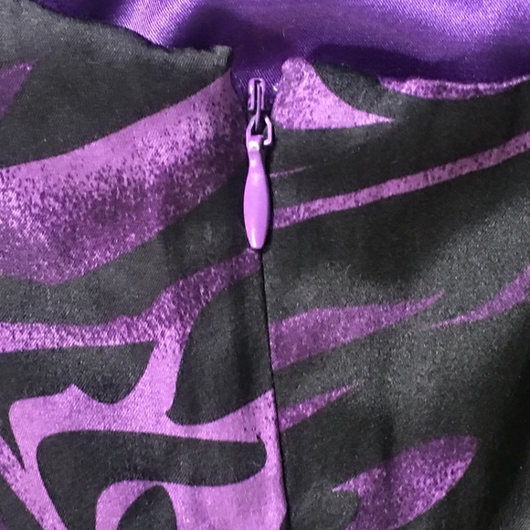 Arden B Tank Top Animal Print Purple Large Dressy - Picture 6 of 8