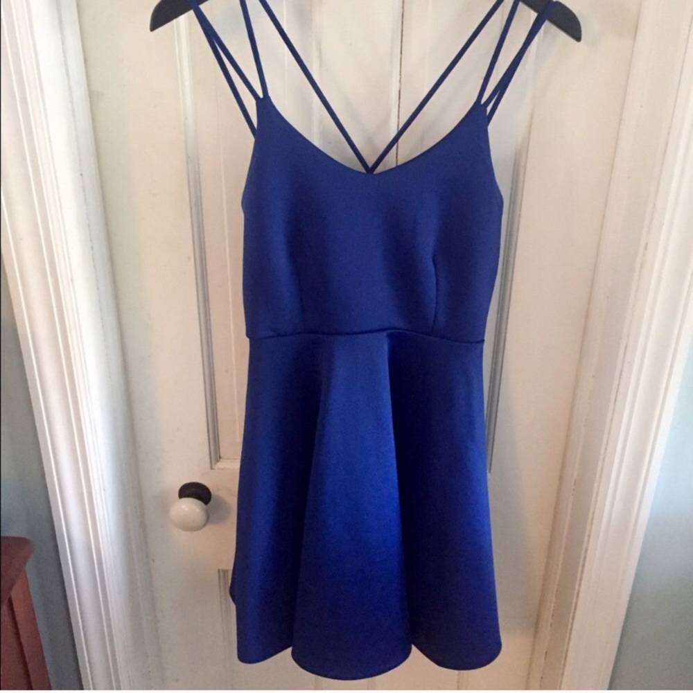 Finn & Clover Cobalt Flare Dress