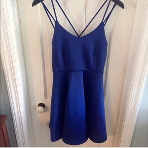 Finn & Clover Cobalt Flare Dress