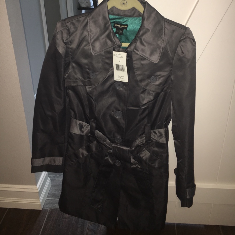 NWT Guess steel gray coat