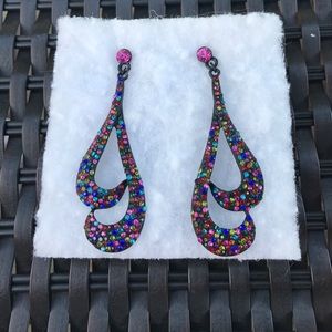 Multi colored earrings