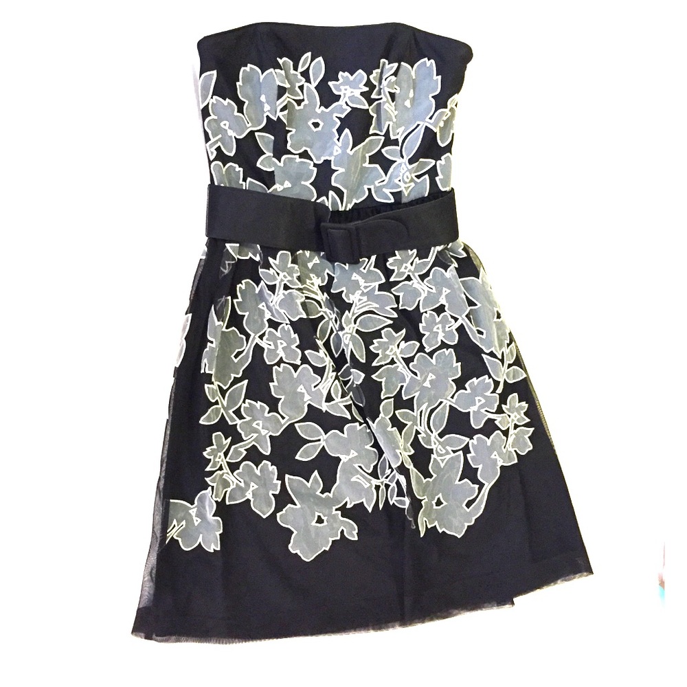 Black and grey dress