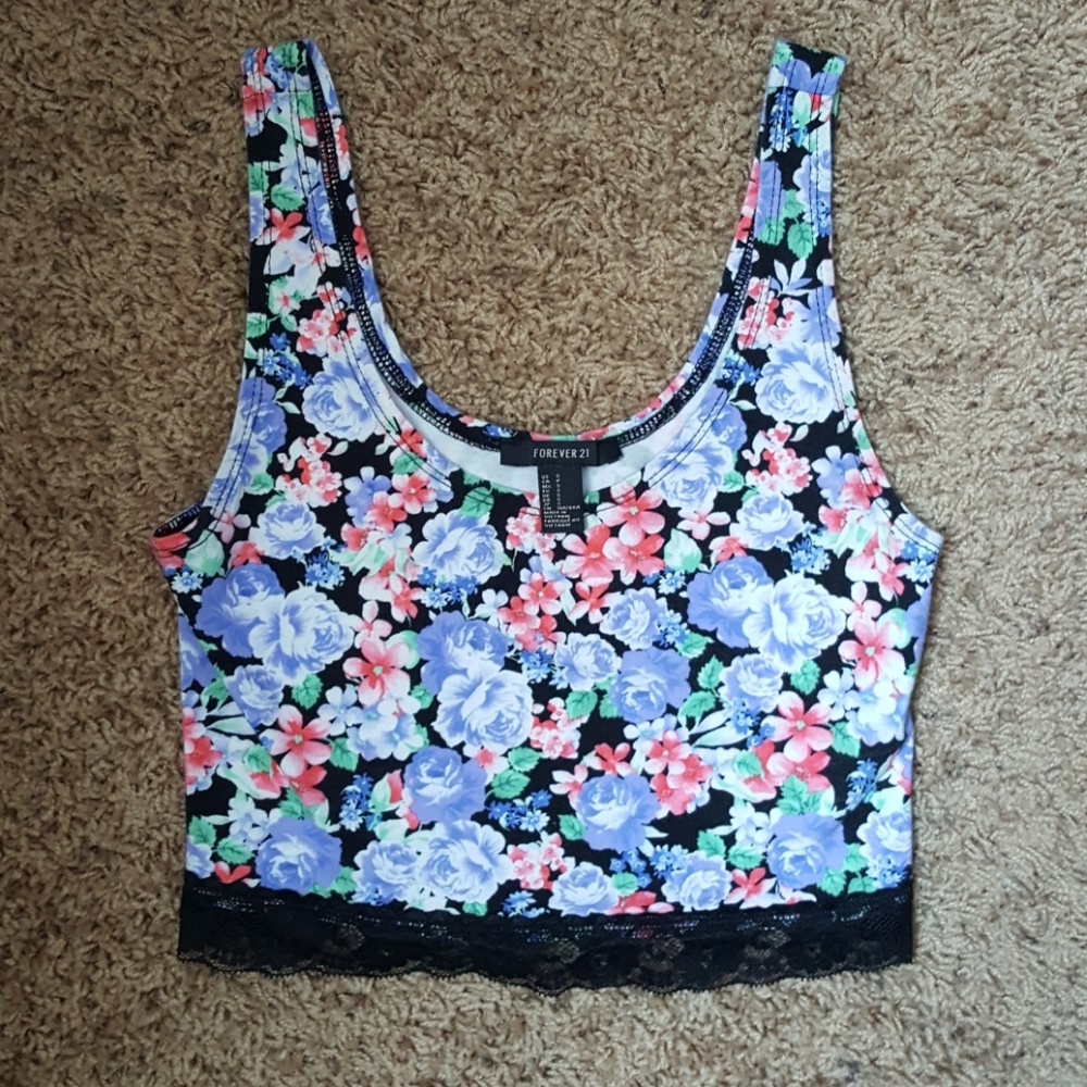 Floral Crop Top