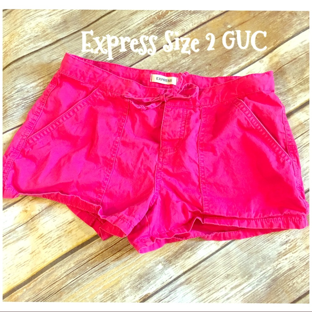 Express Size 2 fuschia hot pink shorts