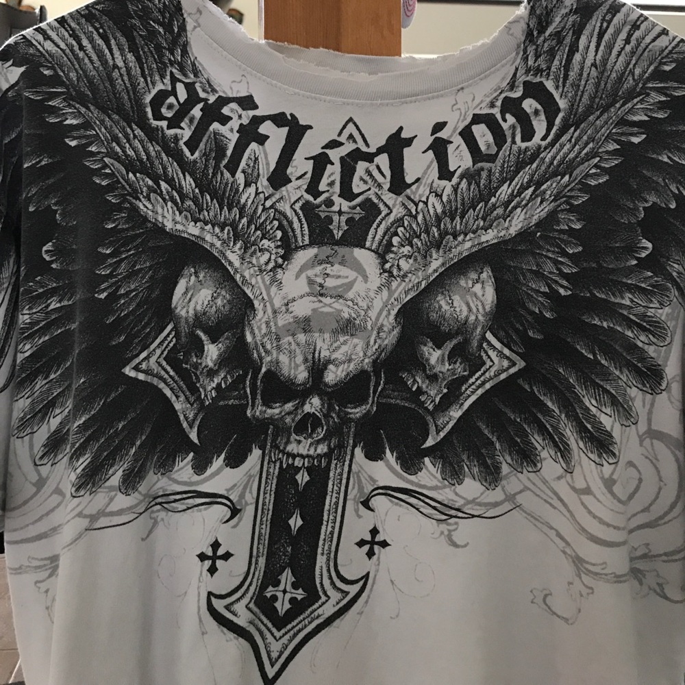 Men's affliction shirt