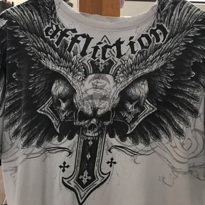 Men's affliction shirt